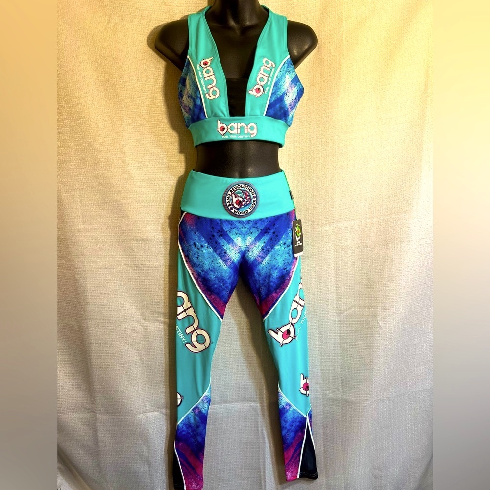 BANG REVOLUTION Apparel World Tour Women's Activewear Set Multicolor Size S New